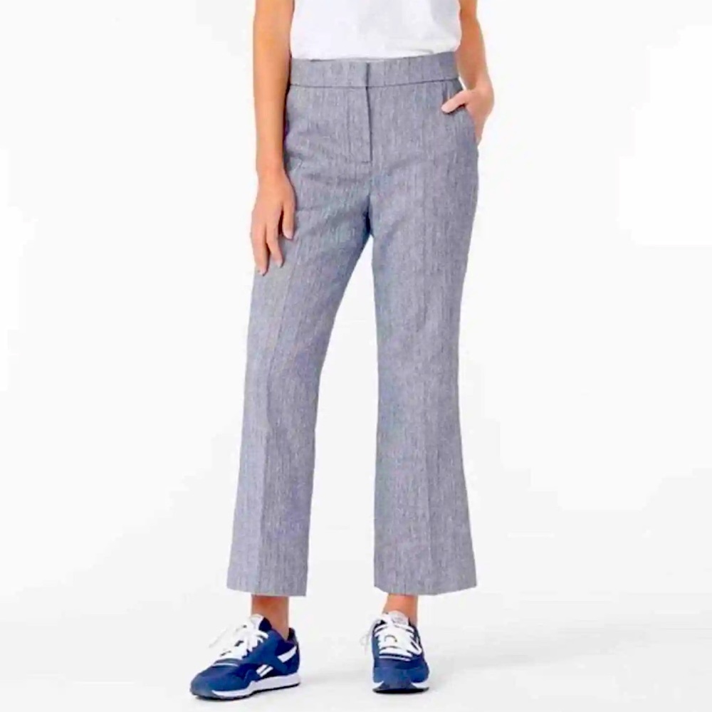 J. Crew Hayden Tweed Cropped Pants NWT
